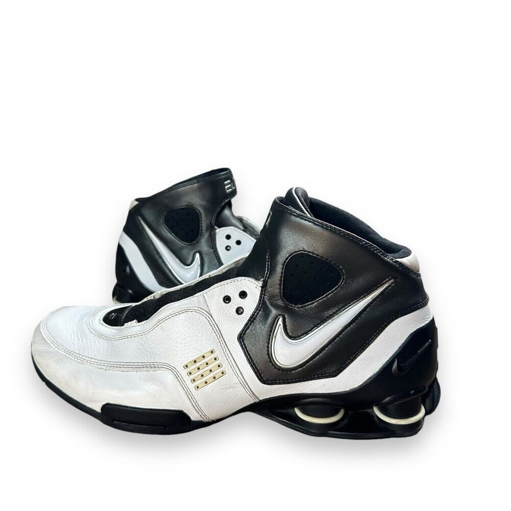 Nike Elite Basketball Shoes 314184-112 White and Black Sneakers Mens Size 13